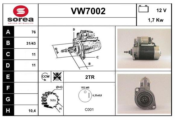 SERA VW7002