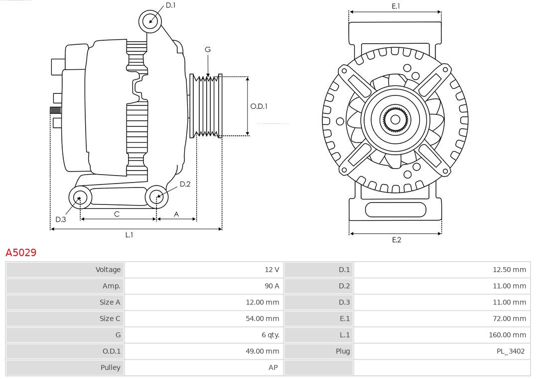 AS-PL A5029 AS-PL A5029