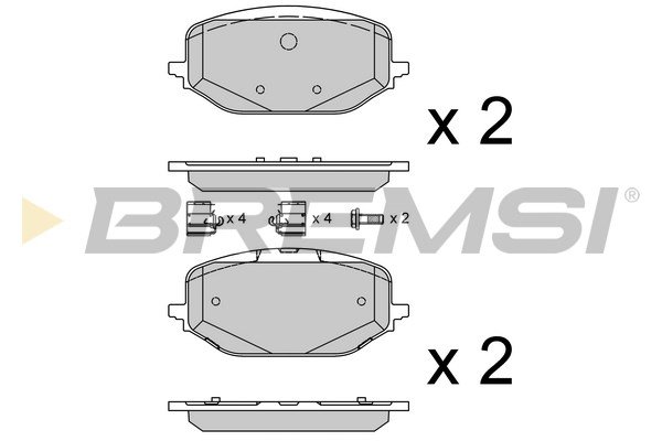 BREMSI BP3952