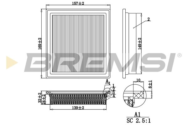 BREMSI FA1247