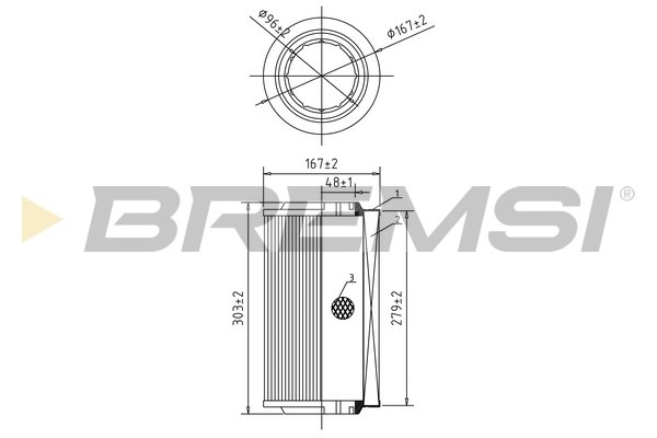 BREMSI FA0545