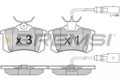 BREMSI BP2982