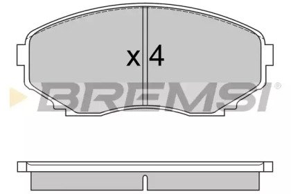 BREMSI BP2578