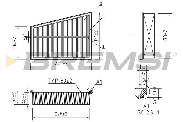 BREMSI FA0122