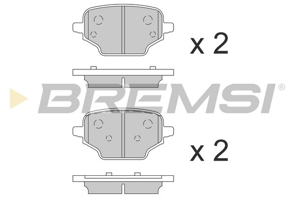 BREMSI BP3863