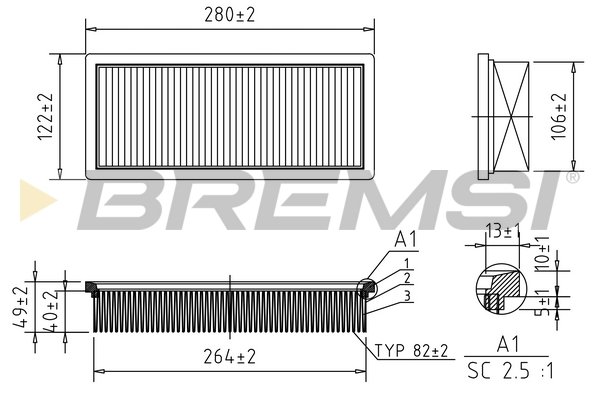 BREMSI FA0219