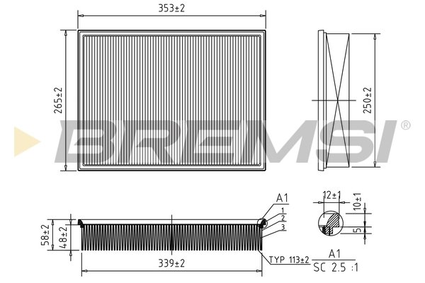 BREMSI FA1246