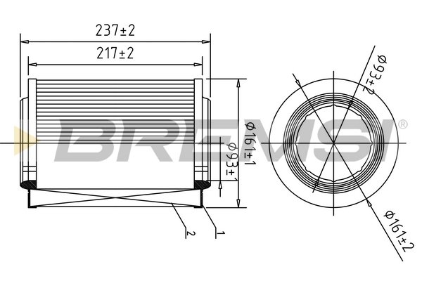 BREMSI FA1612