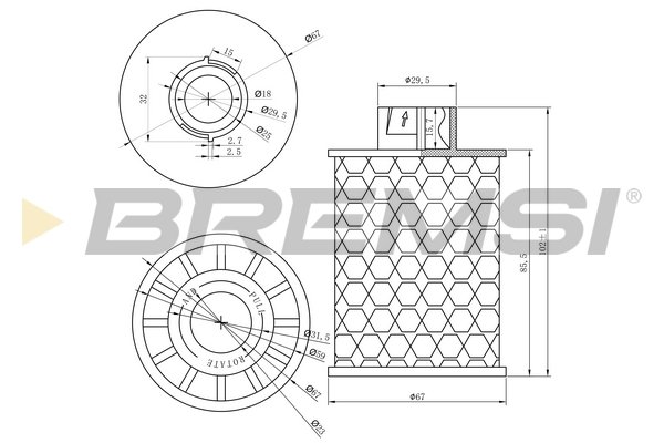 BREMSI FE0150