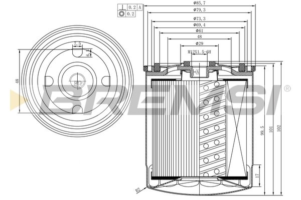 BREMSI FE1312