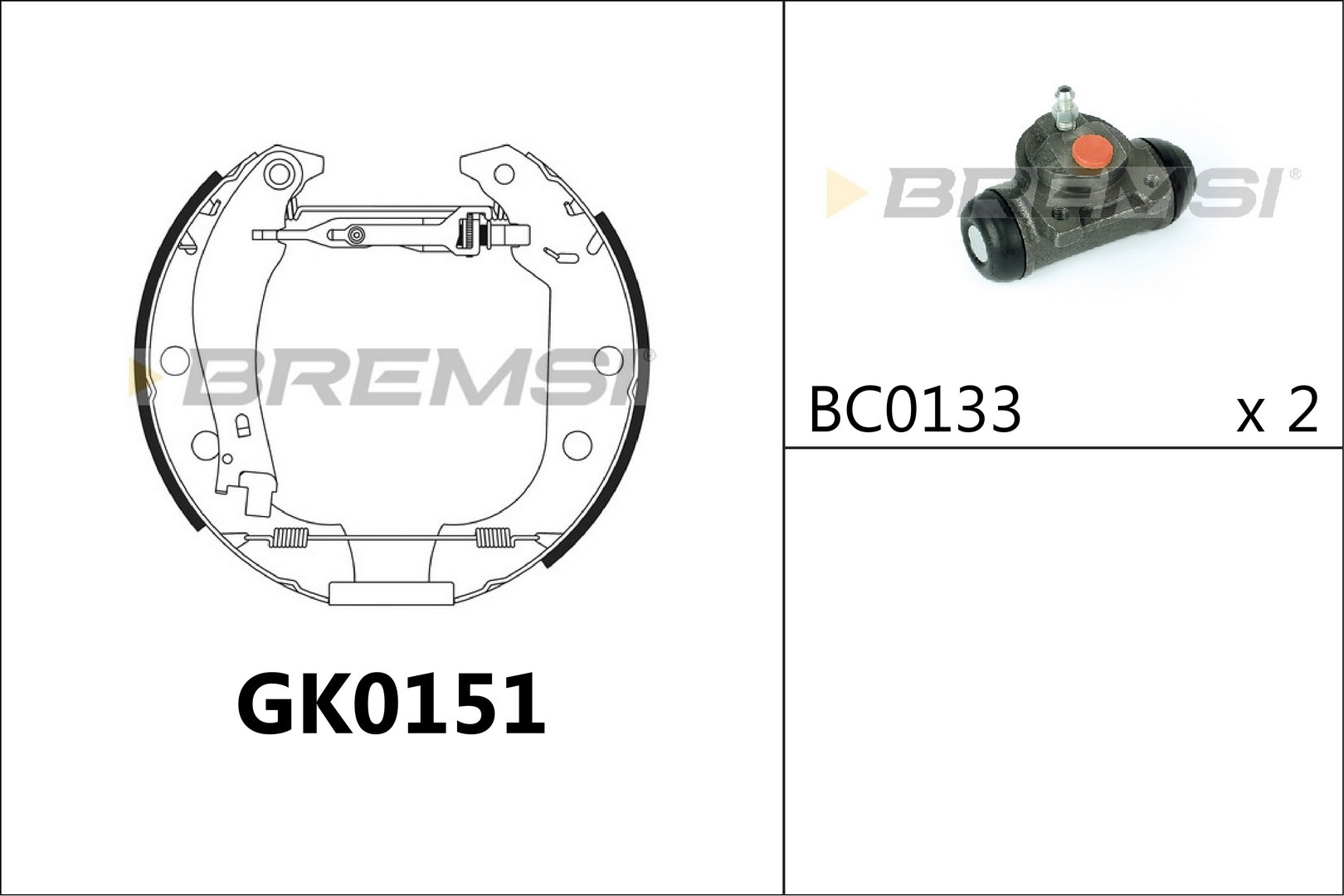 BREMSI GK0151