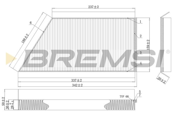 BREMSI FC0088