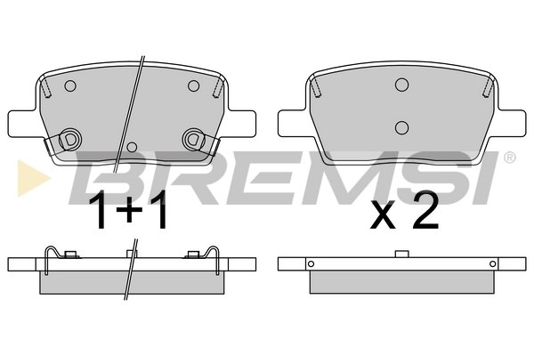 BREMSI BP3812