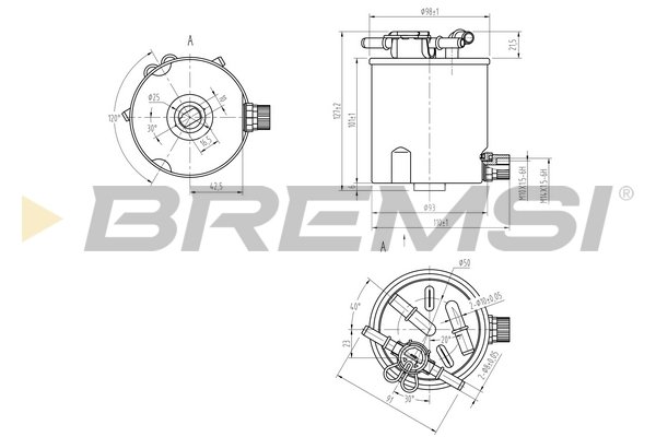 BREMSI FE0782