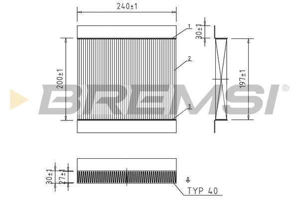 BREMSI FC0854