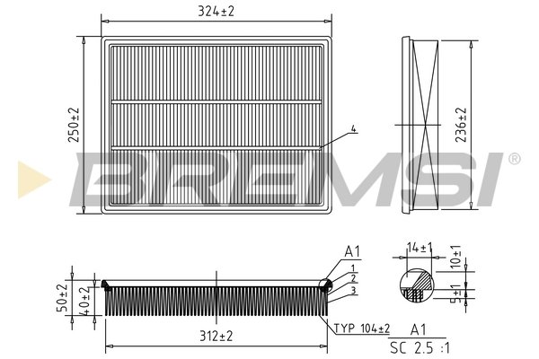 BREMSI FA0579