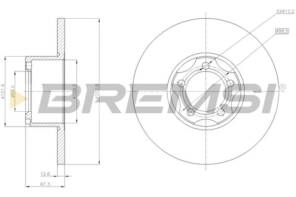 BREMSI CD6271S BREMSI CD6271S