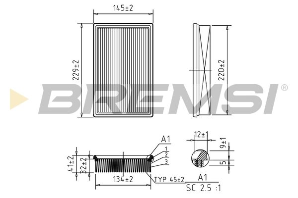 BREMSI FA0600