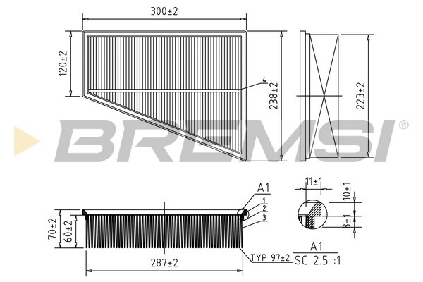 BREMSI FA0532