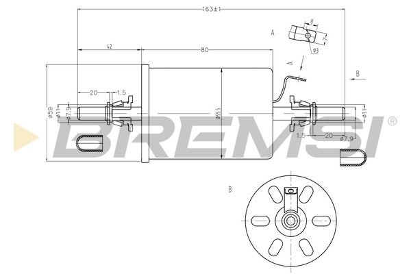 BREMSI FE0845