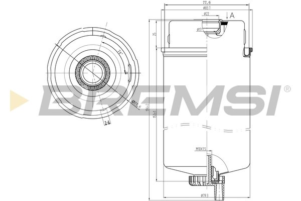 BREMSI FE0347