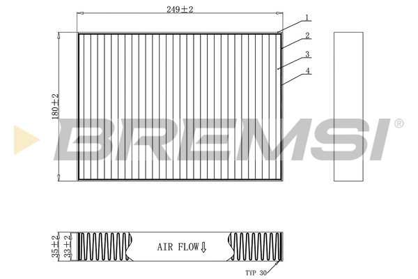 BREMSI FC0457C