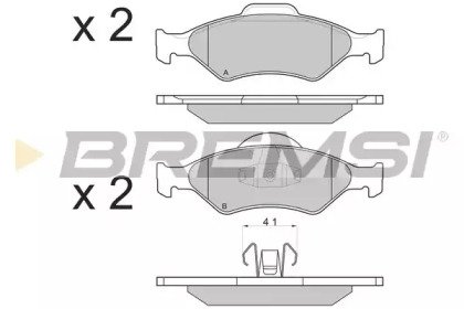 BREMSI BP2873