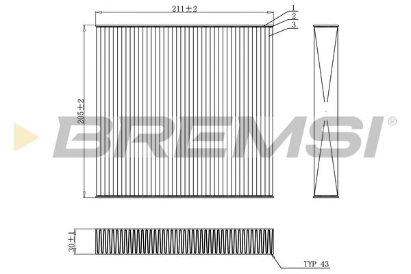 BREMSI FC0899