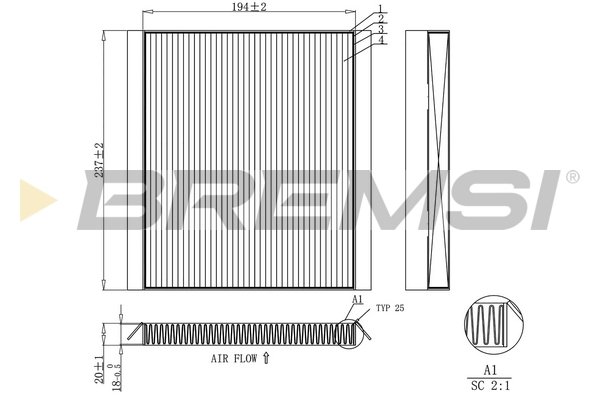 BREMSI FC0453C