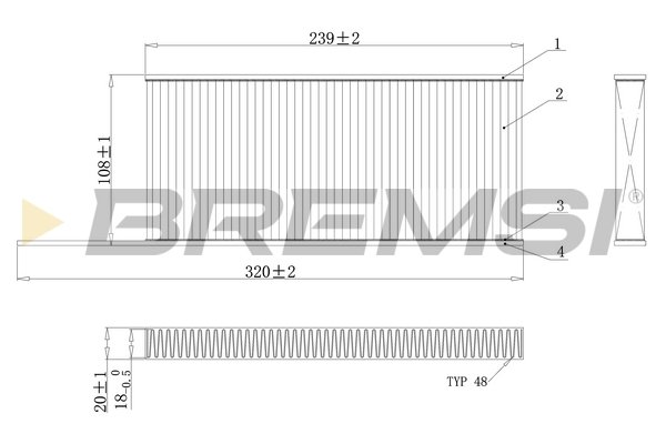 BREMSI FC0863