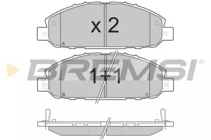 BREMSI BP3237