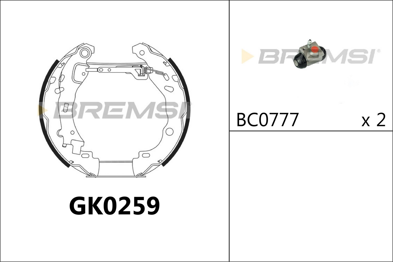 BREMSI GK0259