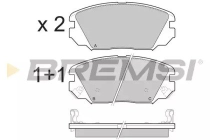 BREMSI BP3401