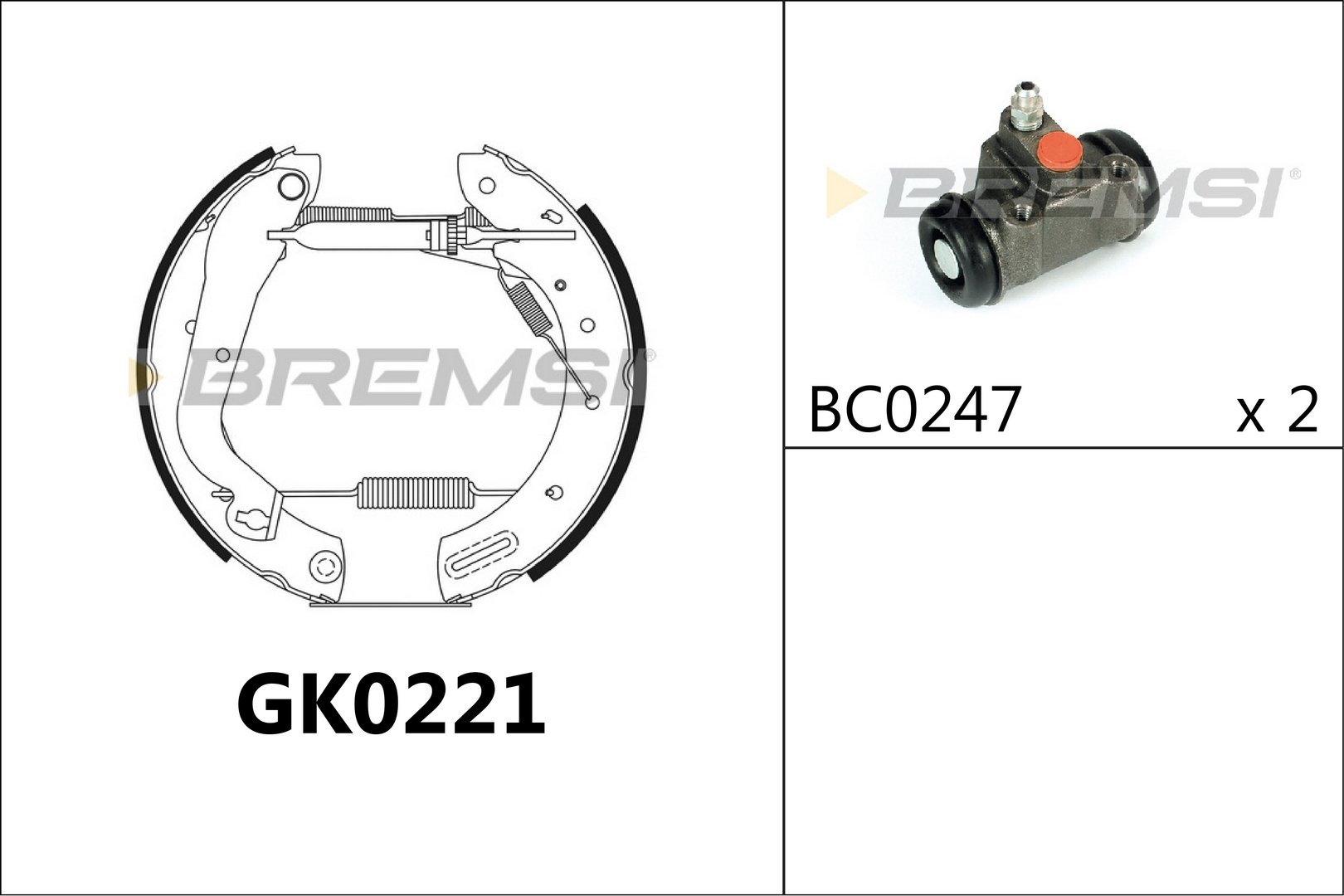 BREMSI GK0221