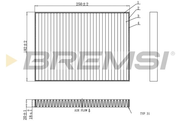 BREMSI FC0936C