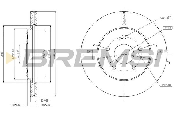 BREMSI CD8247V BREMSI CD8247V