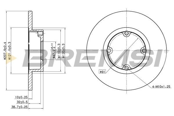 BREMSI CD6753S BREMSI CD6753S