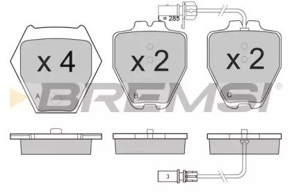 BREMSI BP3121