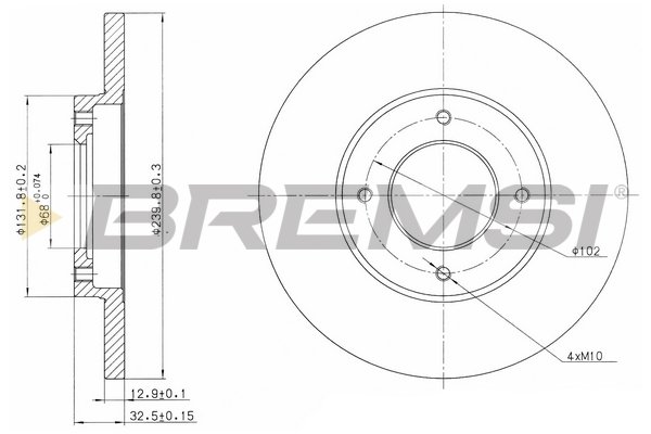 BREMSI CD6282S