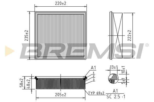 BREMSI FA0123