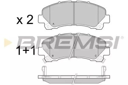 BREMSI BP3442