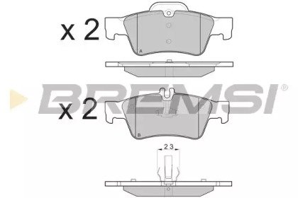 BREMSI BP3088