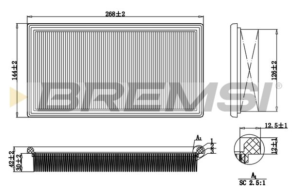 BREMSI FA1688