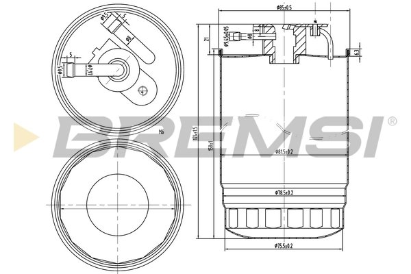 BREMSI FE0837