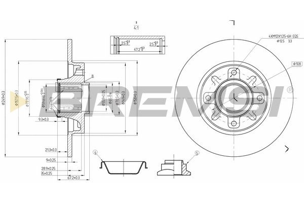 BREMSI CD7561S