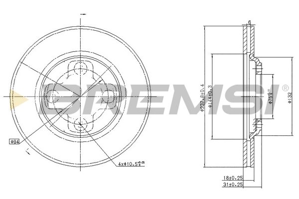 BREMSI CD6195S BREMSI CD6195S