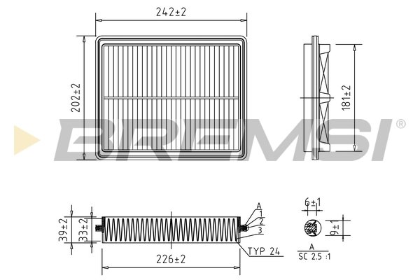 BREMSI FA2239