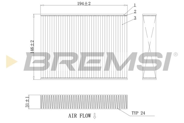 BREMSI FC0432C