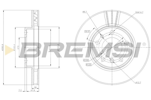 BREMSI CD6712V BREMSI CD6712V