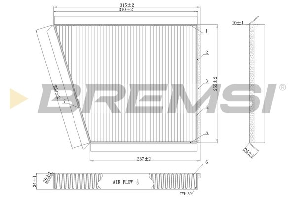 BREMSI FC0991C